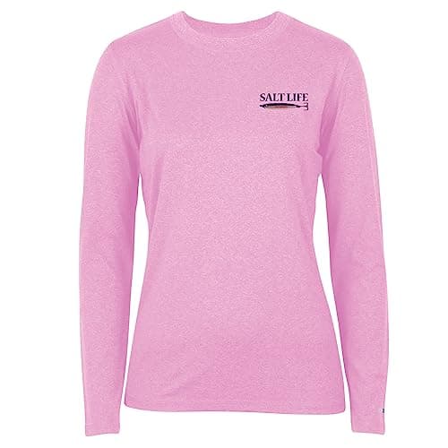 Salt Life Women's Lure Me in Long Sleeve Performance Tee for Active Women in Summer Fitness Workouts & Outdoor Adventure