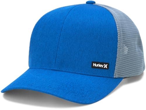 Hurley Men's H2O-Dri League Baseball Caps - Snapback Closure Classic Trucker Hats (S-XL)  
Hurley Men's H2O-Dri League B — Blue Beyond