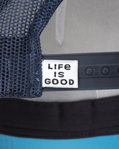 Life is Good Men's Mesh-Back Trucker Hat for Outdoor Summer Events
| Life is Good Men's Adjustable Baseball Cap with Lo