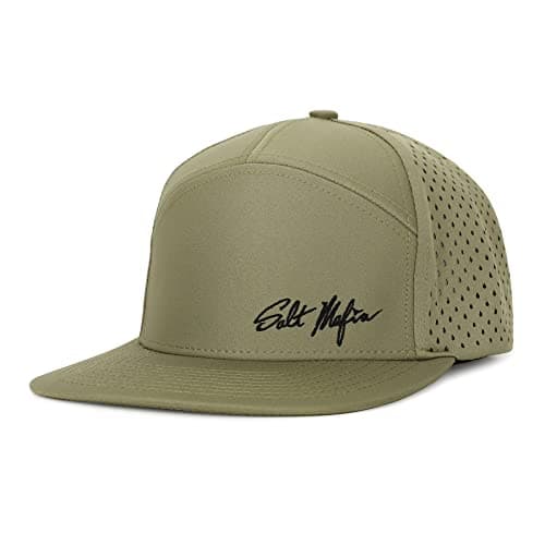 Salt Mafia Men's Waterproof 7 Panel Flat Brim Surfer Hat
| Salt Mafia Men's Waterproof Hats for Surfing and Outdoor Act — Algae