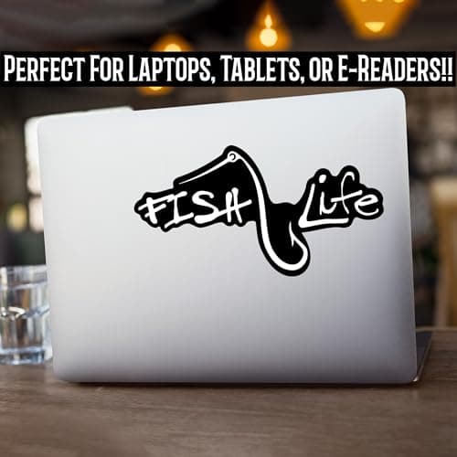 Easy Application Peel & Stick Decal Sticker - Fish Life KCD2769 - Cars, Trucks, Vans, SUVs & More
| Fish Life 7-Inch Wh