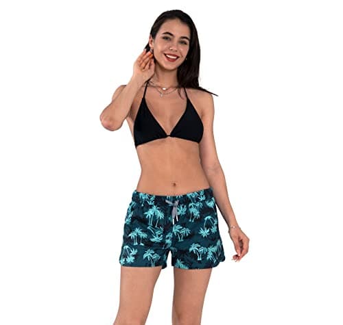 UPF50+ Quick Dry Women's Swim Shorts for Summer Beach Days
| Women's Drawstring Board Shorts: UPF50+ Quick Dry Swim Sho