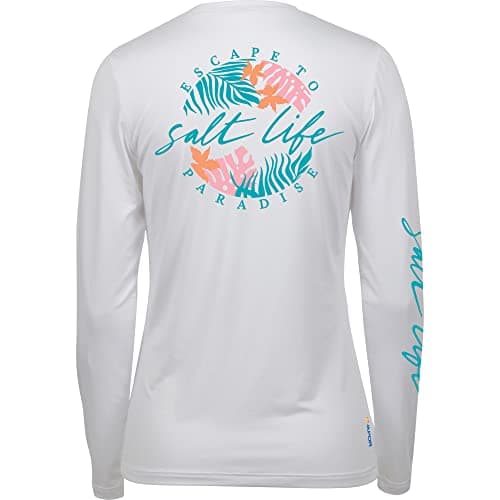 Salt Life Women's Oasis Long Sleeve Performance Shirt + Lightweight + Comfortable + Versatile