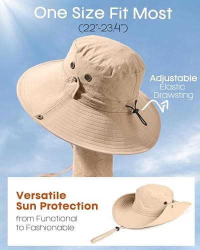 FURTALK Men's Fishing Hats UPF 80+ Sun Protection Outdoor Hiking Hats
| FURTALK Foldable Wide Brim Sun Hats for Men Fis