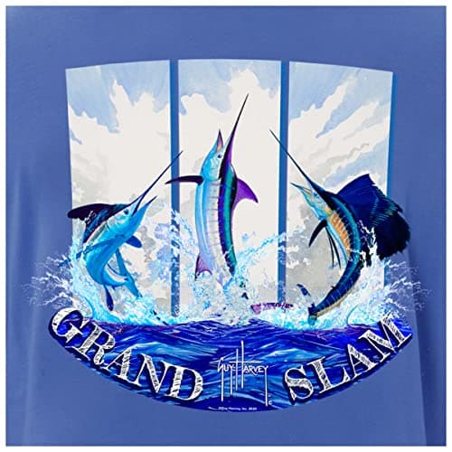 Guy Harvey Men’s Threadcycled Short Sleeve T-Shirt for Outdoor Adventuresfeatures UV protection, substantial comfort, an