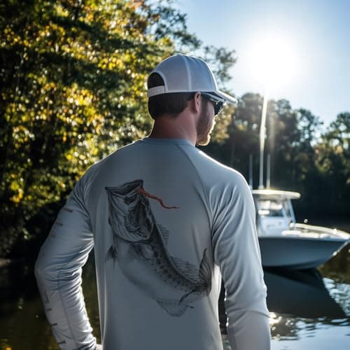 Palmyth Men's Long Sleeve UPF 50+ Fishing Shirt Sun Protection
| Palmyth Men's Long Sleeve UV T-Shirt for Fishing Sun P