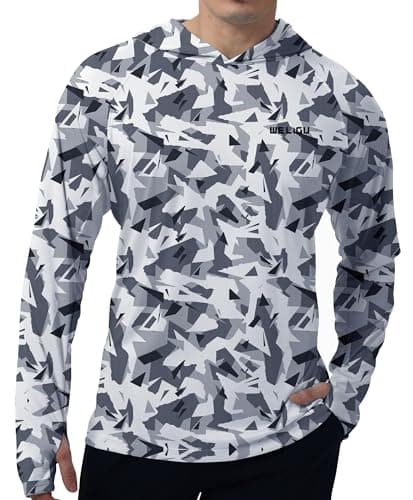 UPF 50+ Sun Protection Men's Hoodie Shirt for Fishing and Hiking
| Lightweight UPF 50+ Men's Hoodie Shirt for UV Protec — C-a-grey