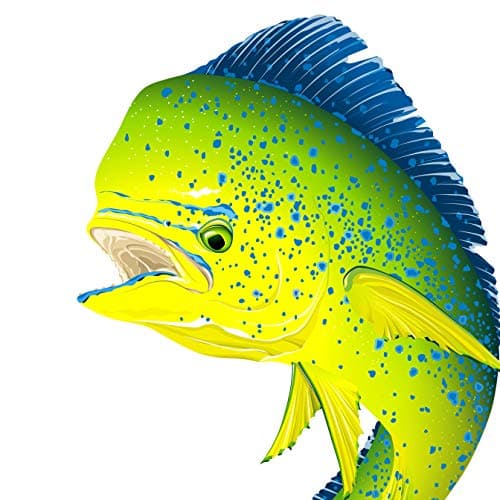 GOT Sports UPF 50+ Lightweight Fishing T Shirts for Men and Women - UV Sun Protection Long Sleeve — Mahi-mahi