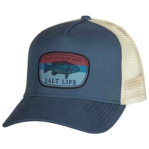 Salt Life Men's Sun Protection Fishing Hat — Storm