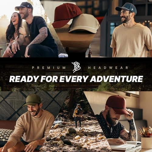 Branded Bare Curved 5 Panel Rope Hat Adjustable Snapaback Fitted Lightweight Comfort Stretch Quick Dry Hat
| Branded Ba