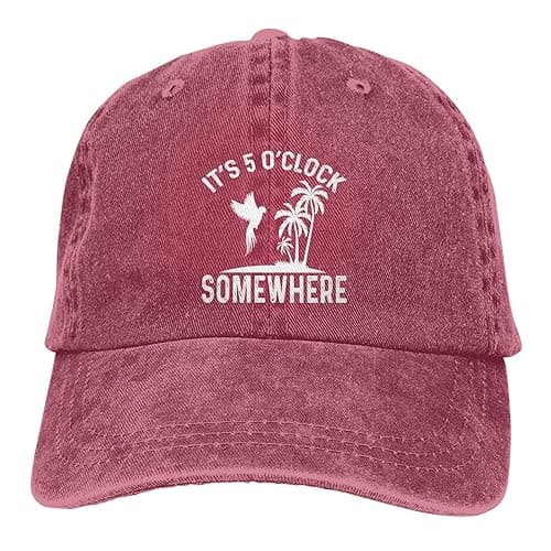 Philysonic 5 Oclock Somewhere Hat Women Baseball Hat for Summer Cool Hats