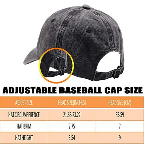 HHNLB Beach Life Hat for Men Women: Beach Hat with Adjustable Fit, Vintage Embroidered Baseball Cap, Distressed Washed S