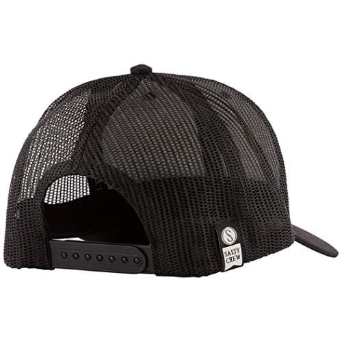 Salty Crew Men's Fish Logo Retro Trucker Hat - Premium Cotton for Men and Women - Adjustable Fit Baseball Hat - Unisex R
