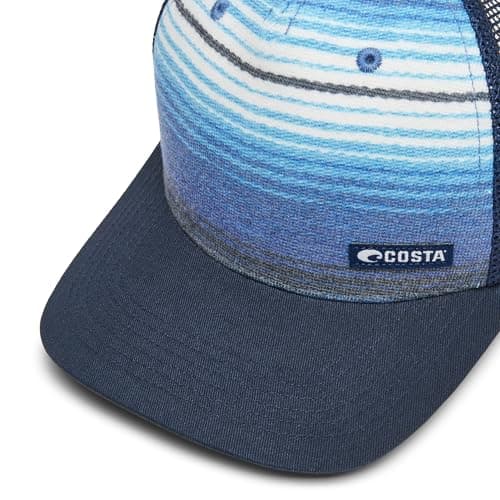 Costa Del Mar Mens Baja Blue Baja Blue Trucker Hat for Outdoor Adventures Perfect Sun Protection One Size