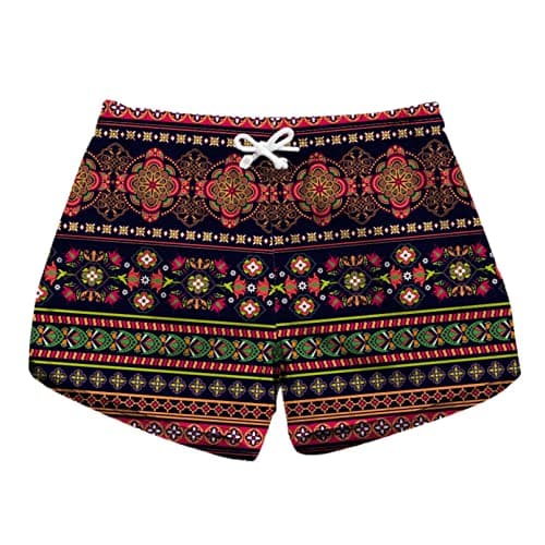 Honeystore Women's Casual Quick Dry Swim Trunks for Beach Goers
| Honeystore Women's Casual Print Boardshorts for Beach — Color49
