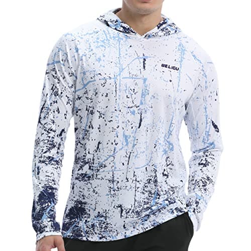 UPF 50+ Sun Protection Men's Hoodie Shirt for Fishing and Hiking
| Lightweight UPF 50+ Men's Hoodie Shirt for UV Protec