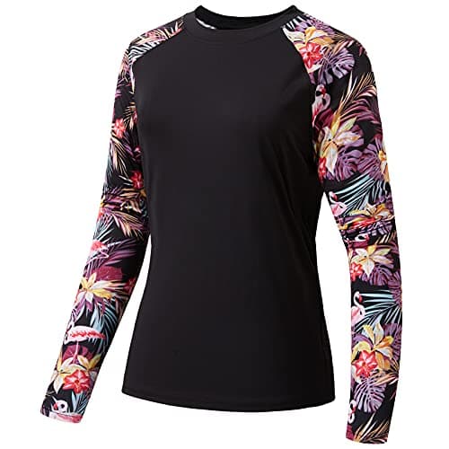 Women's UPF 50+ UV Sun Protection Long Sleeve Fishing Hiking Shirt
| Global Recycled Standard Women’s Long Sleeve Sun P — Black/Flamingo