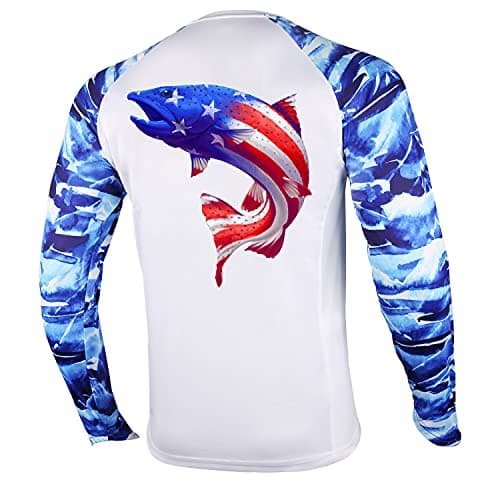 Palmyth Men's Long Sleeve Fishing Shirt Sun Protection UV UPF 50+ T-Shirt
| Palmyth Men's Long Sleeve Sun Protection UV — Americana Trout