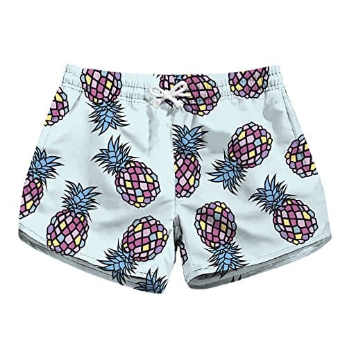 Honeystore Women's Casual Quick Dry Swim Trunks for Beach Goers
| Honeystore Women's Casual Print Boardshorts for Beach — White 6002