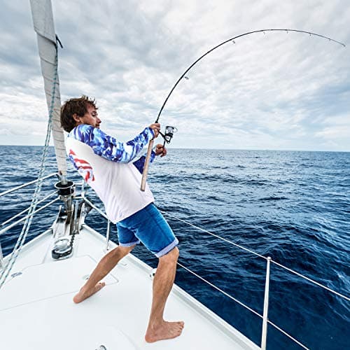 Palmyth Men's Long Sleeve Fishing Shirt Sun Protection UV UPF 50+ T-Shirt
| Palmyth Men's Long Sleeve Sun Protection UV