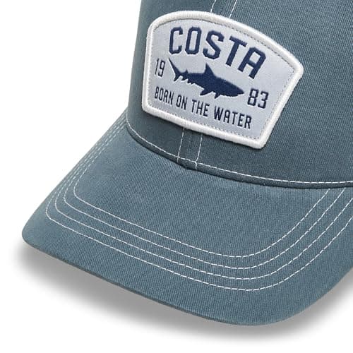 Costa Del Mar Mens Chatham Trucker Hat + Sun Protection + Outdoor Activities + Sturdy Construction + Wide Fit + UV Prote