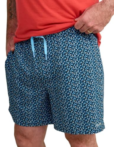 HUK Pursuit Volley Quick-Dry Fishing Shorts for Men Fast Drying Breathable Water Resistant Perfect for Summer Fishing Tr — Black 2.0