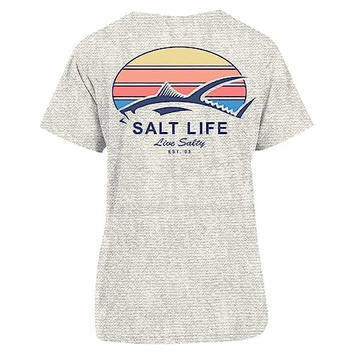 Salt Life Women's Tuna Tribe Short Sleeve Tri-Blend Boyfriend Tee for Casual Summer Wear
| Salt Life Women's Tuna Tribe