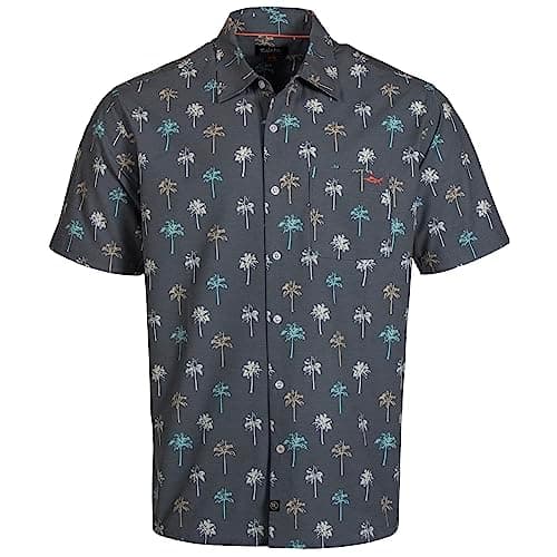 Salt Life Men's Comfortable Palm Solo Woven Short Sleeve Performance Tee for Outdoor Activities
| Salt Life Men's Styli