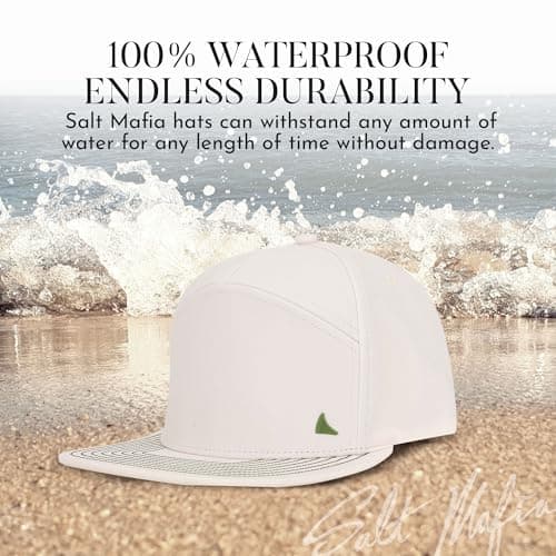 Salt Mafia Men's Waterproof 7 Panel Flat Brim Surfer Hat
| Salt Mafia Men's Waterproof Hats for Surfing and Outdoor Act
