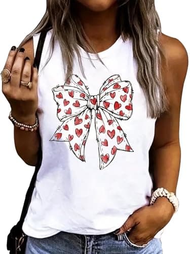 Lanmertree On Cruise Time Women's Summer Coconut Tree Sleeveless Shirts for Casual Beach Vacation
| Lanmertree Women's — Bow-white