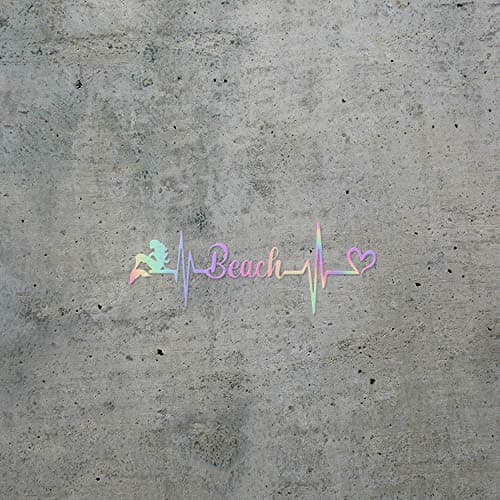 Decal Stickers Mermaid Beach Love Hologram Set of 2 Premium Waterproof ANDstic909452HO  
Decal Stickers Mermaid Beach Lo