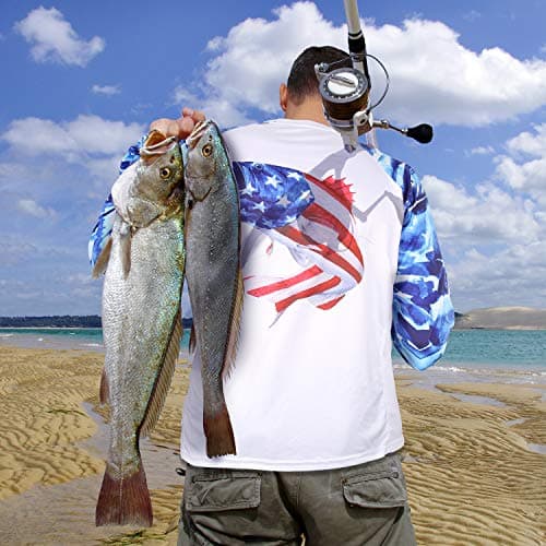 Palmyth Men's Long Sleeve Fishing Shirt Sun Protection UV UPF 50+ T-Shirt
| Palmyth Men's Long Sleeve Sun Protection UV