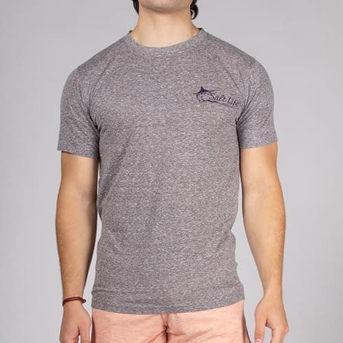 Salt Life Men's Marlin Sun Coast Short Sleeve Tee - Stylish Casual Shirt for Men, Surf-Inspired Design, Perfect for Beac