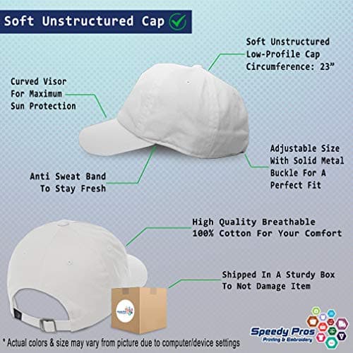 Speedy Pros Soft Baseball Cap for Men & Women with Nautical Compass Embroidery