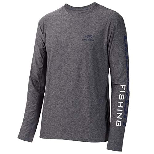 UV Protection Fishing T-Shirts for Men Global Recycled Standard UPF 50+
| Men's Long Sleeve Fishing T-Shirt UV Protecti — Heather Grey/Dark Blue Logo