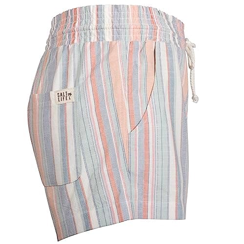 Salt Life Women's Flattering Sailing Shorts for Beach Vacation and Daily Wear
| Salt Life Women's Comfortable Sailing S