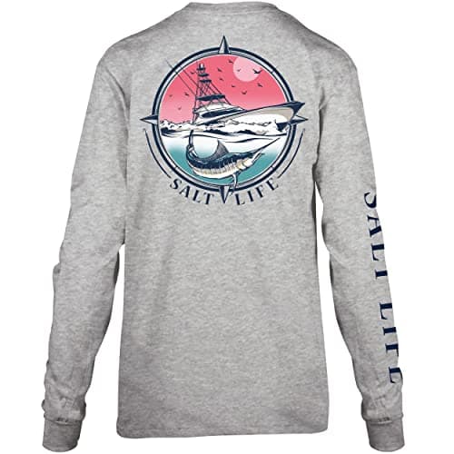 Salt Life Women's Maritime Marlin Long Sleeve V-Neck Tee CasualAppState
| Salt Life Women's Maritime Marlin Long Sleeve