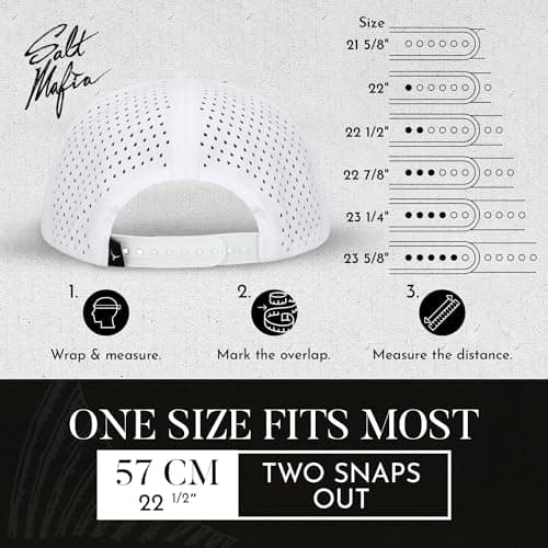 Salt Mafia Flat Brim Waterproof Hats for Men - Durable Surfer Hat for Men
| Salt Mafia Flat Brim Waterproof Hats for Me