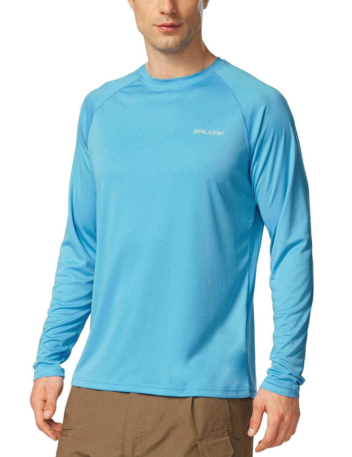 Baleaf Men's Sun Protection Shirts UV SPF UPF 50+ Long Sleeve for Fishing and Running
| Baleaf Men's Quick Dry Lightwei