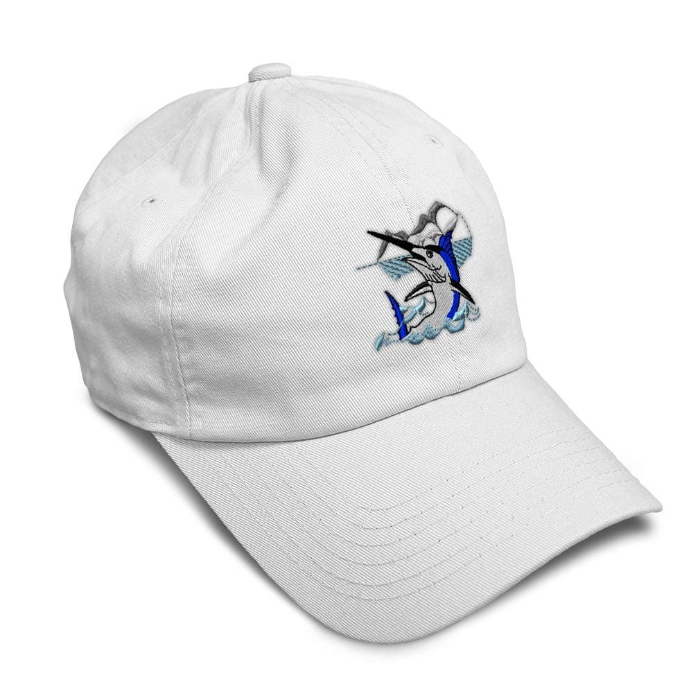 Speedy Pros Soft Baseball Cap for Men Women: Wildlife Saltwater Marlin Ocean Dad Hats Cotton