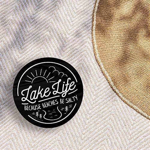 Funny Lake Decal for Hydroflask - Cute Nature Sticker for Cars - Beach Lovers Gift