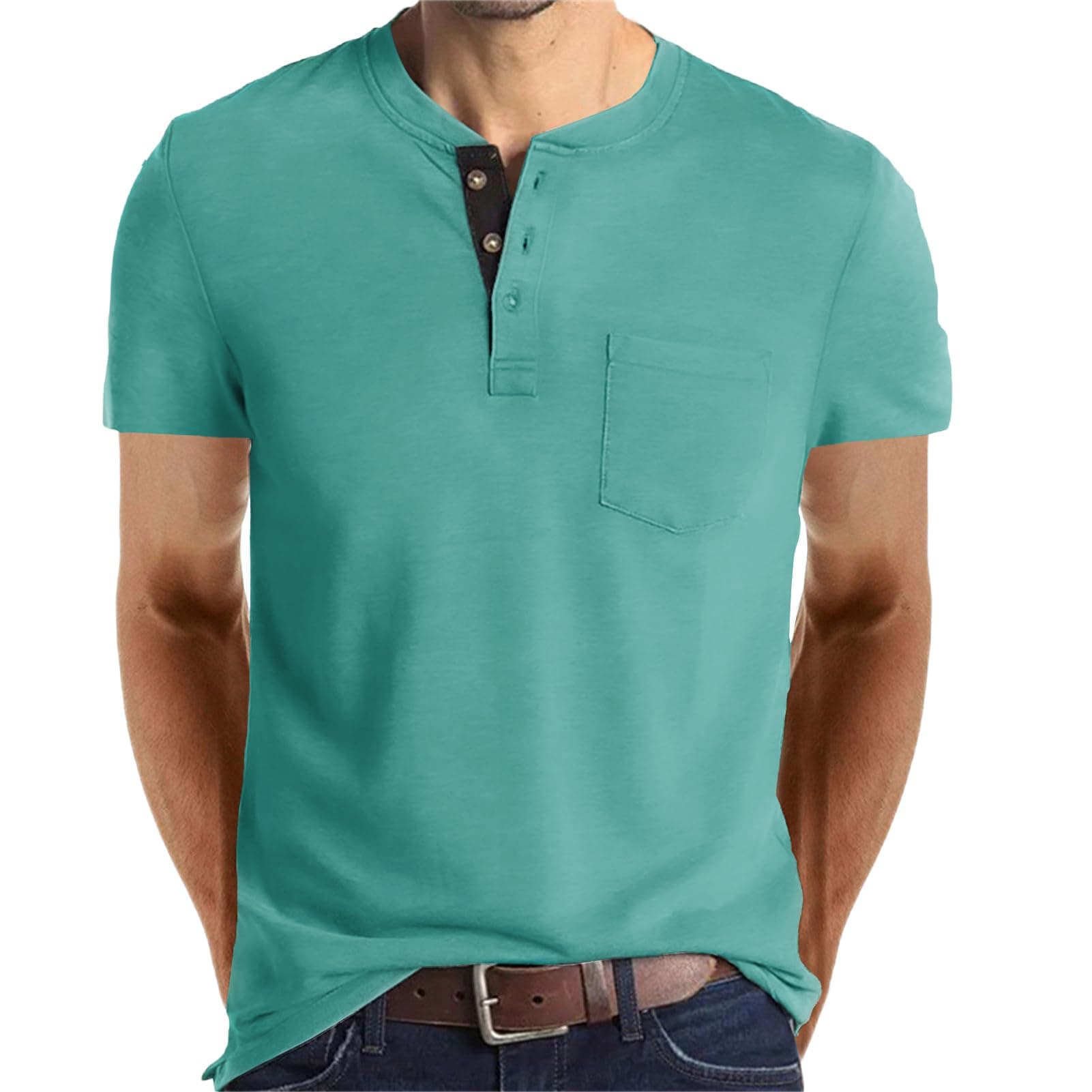Lexiart Mens Fashion Henley Shirts Long Sleeve Buttoned Cotton T-Shirt Ideal for Casual Wear
| Lexiart Mens Fashion Hen