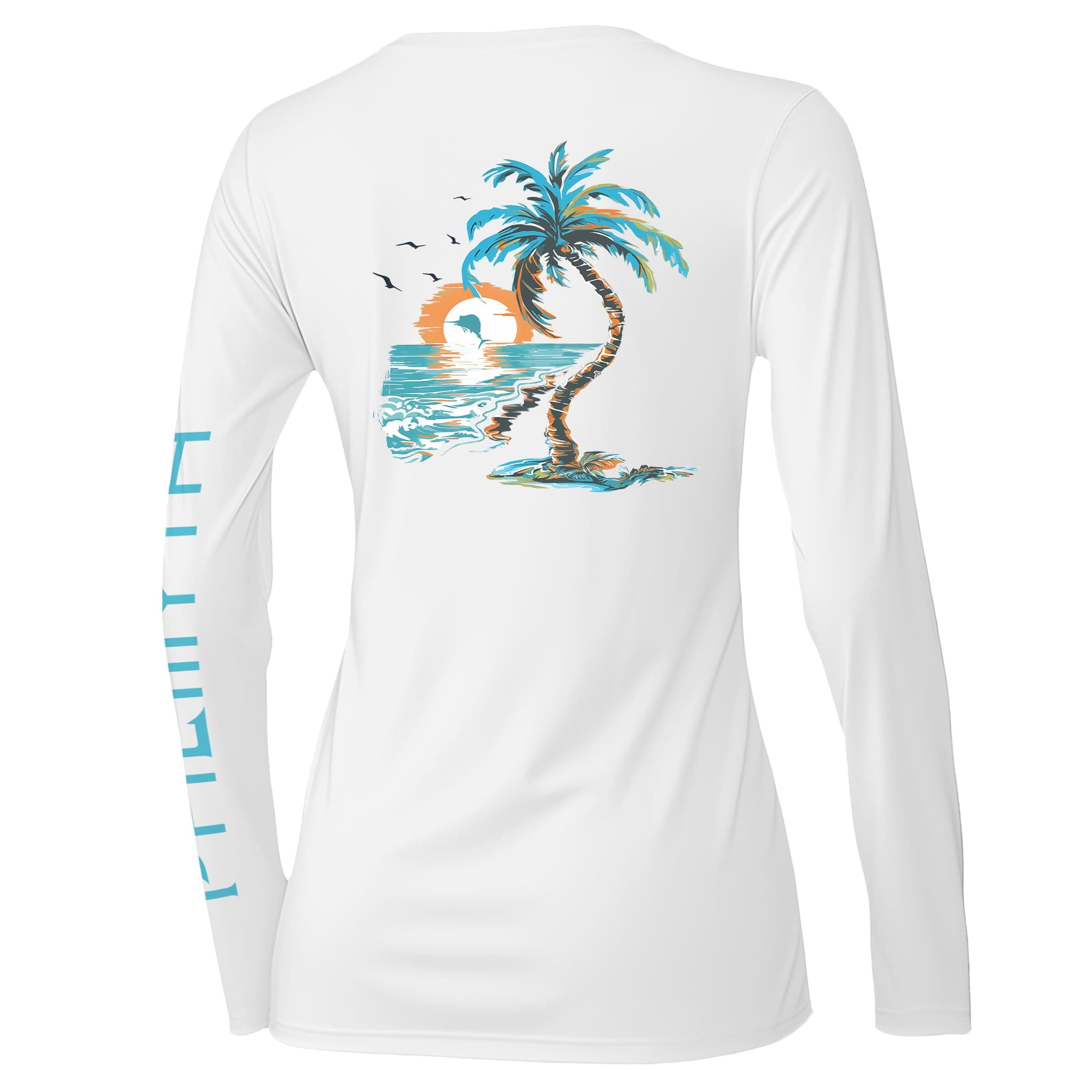 Palmyth Upf 50+ Fishing Shirts For Women Sun Protection Long Sleeve T-Shirt