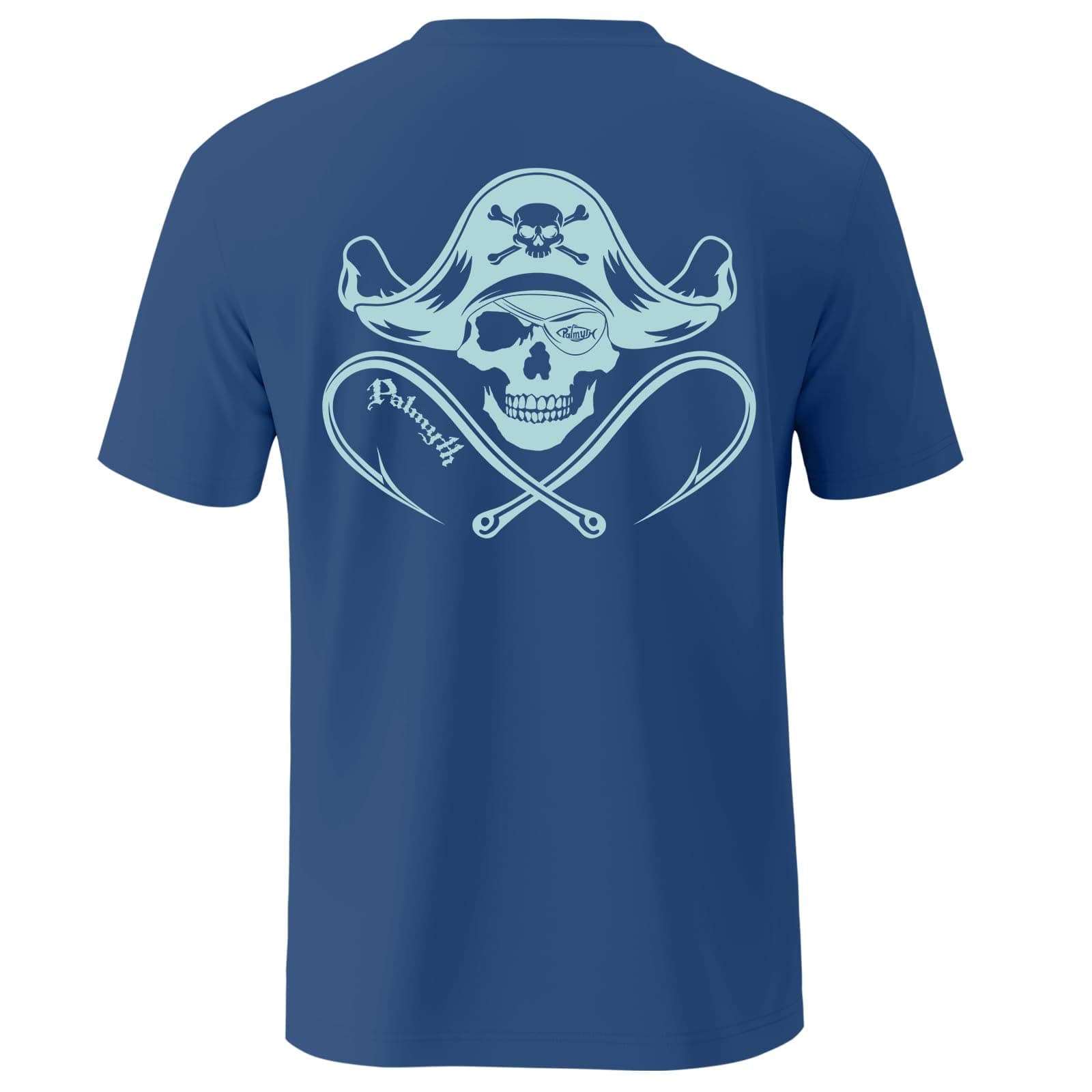 Palmyth Men's Sun Protection Fishing Shirt Short Sleeve UV UPF 50+ Tee for Outdoor Activities