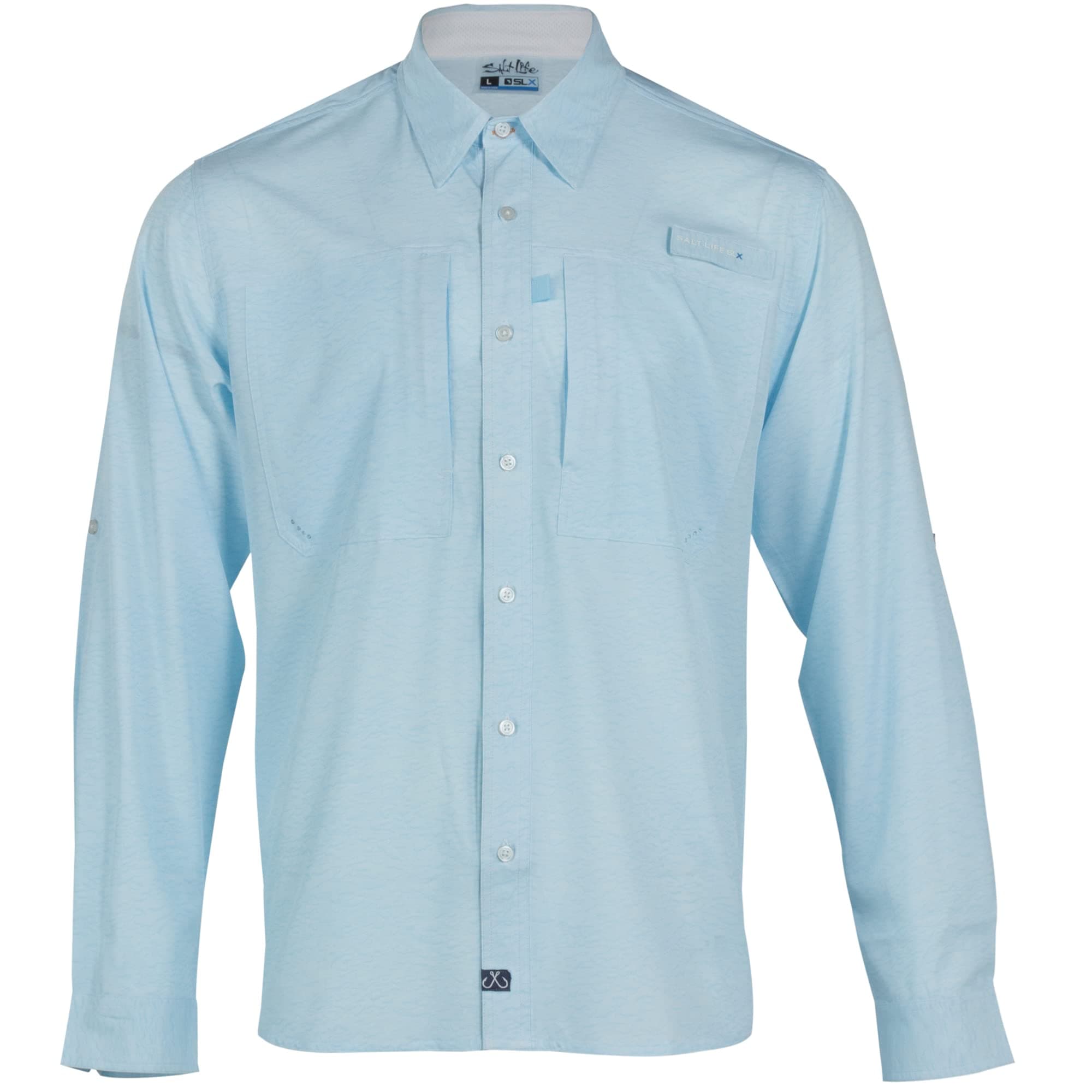 Salt Life Men's H20 Long Sleeve Fishing Shirt + Core Keyword + Attribute + Target Audience + Usage Scene + Feature + Spe
