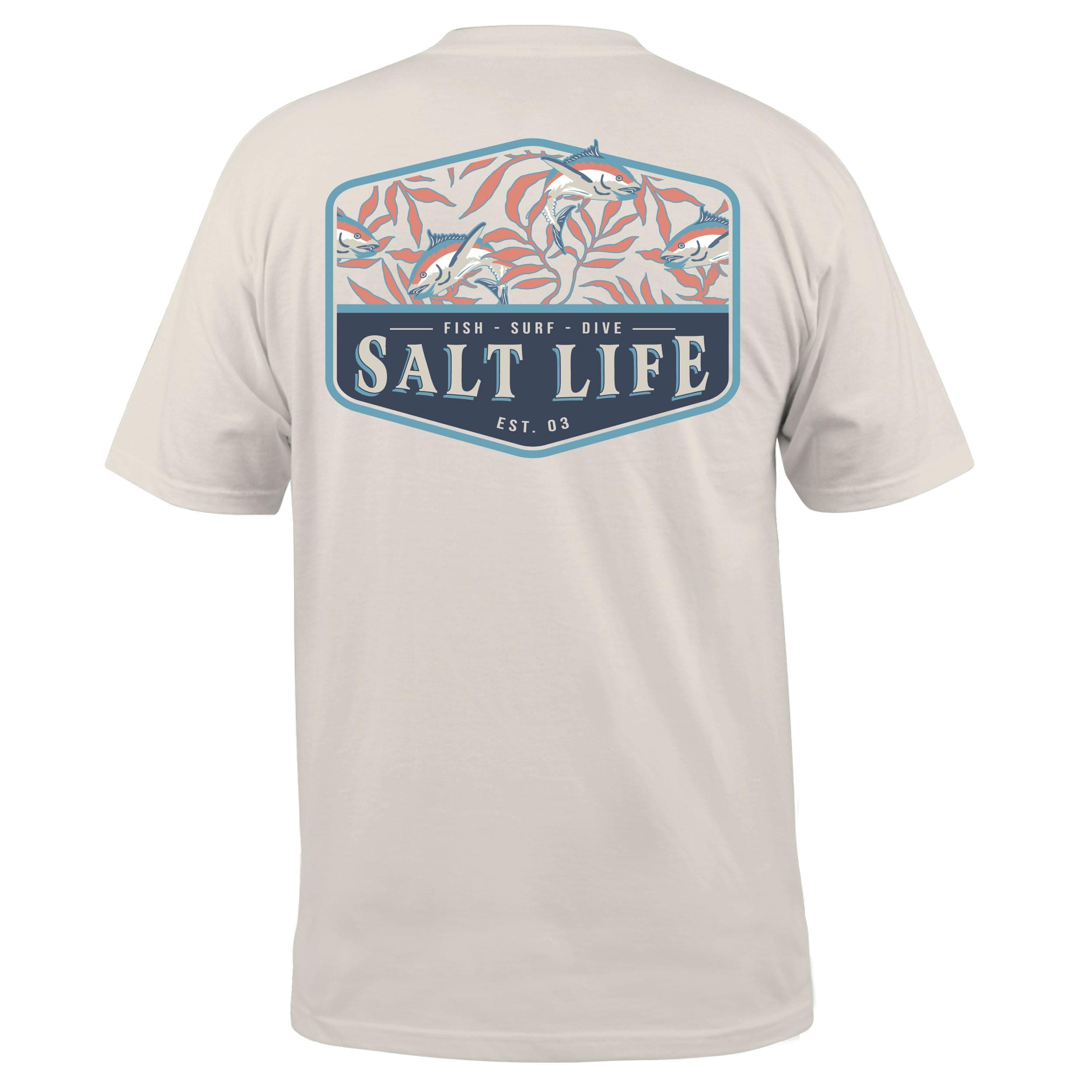 Salt Life Men's Rockin' Lobster Short Sleeve Tee + Summer Wear + Men + Beach Vacation + Stylish Design + 100% Cotton + U