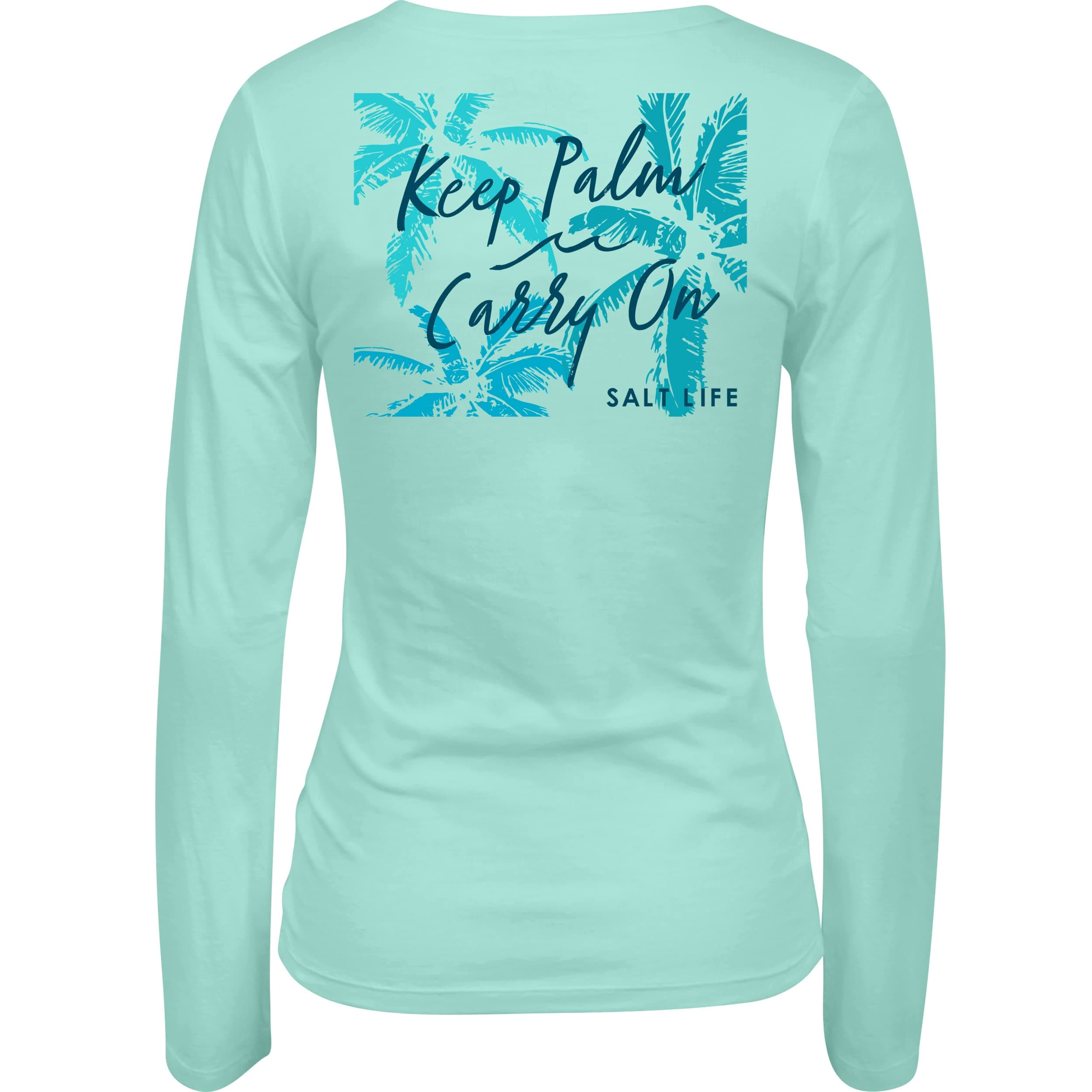 Salt Life Women's Keep Palm Long Sleeve V-Neck Tee for Outdoor Adventure
| Salt Life Women's Keep Palm Long Sleeve V-Ne