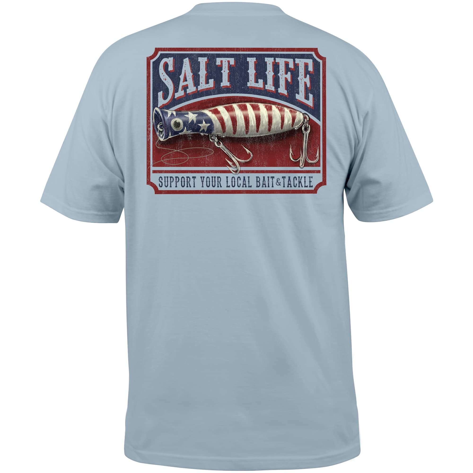 Salt Life Men's Casual Short Sleeve Crew Neck Tee for Summer Beach Days Stylish and Comfortable