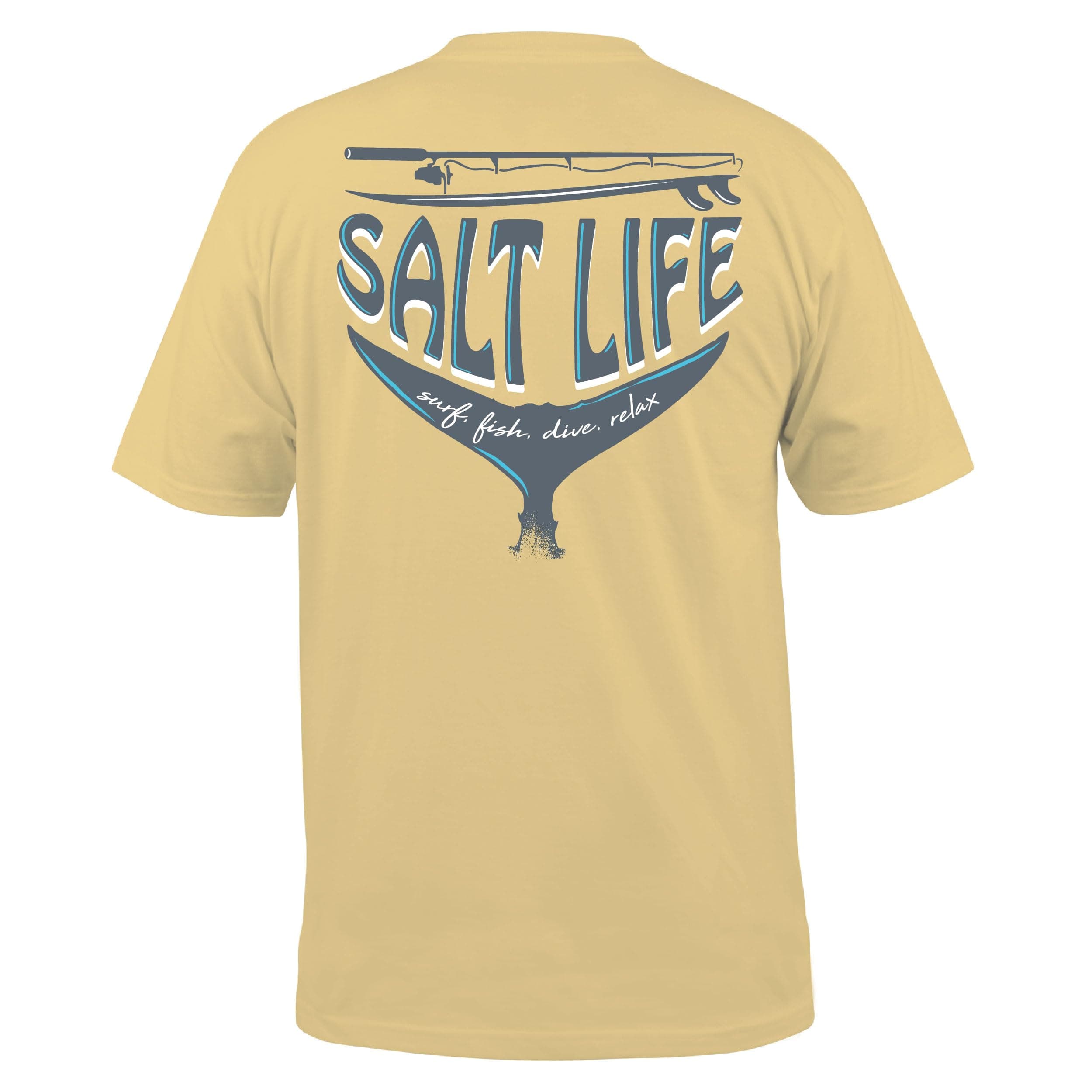 Salt Life Men's Sl Reel Short Sleeve Tee + Core Keyword + Attribute + Use Case + Highlight + Specification + Hot Search
