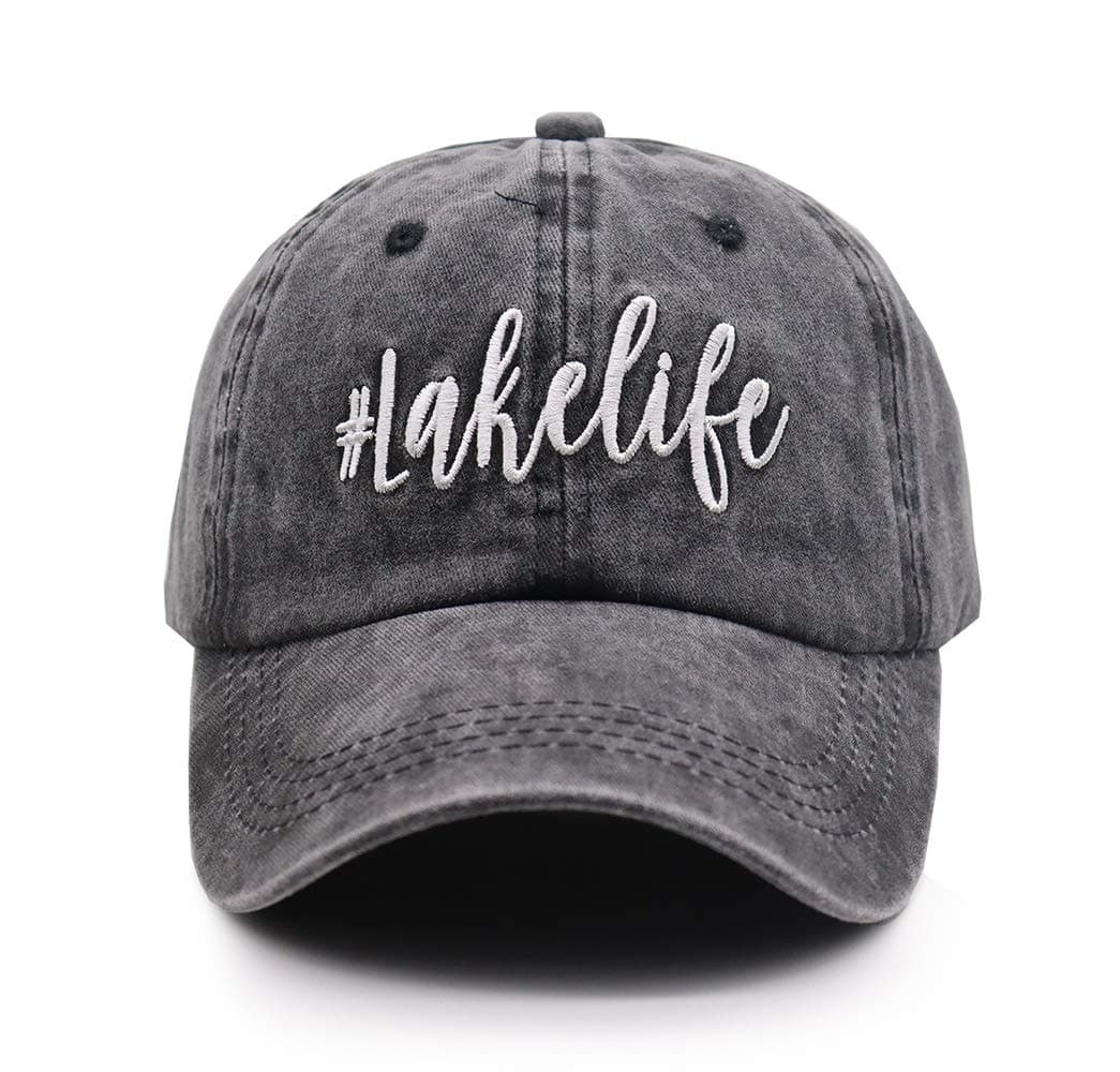 OASCUVER Distressed Cotton Adjustable Beach Life Unisex Printed Lake Hat
OASCUVER Printed Lake Life Hat Unisex Distresse